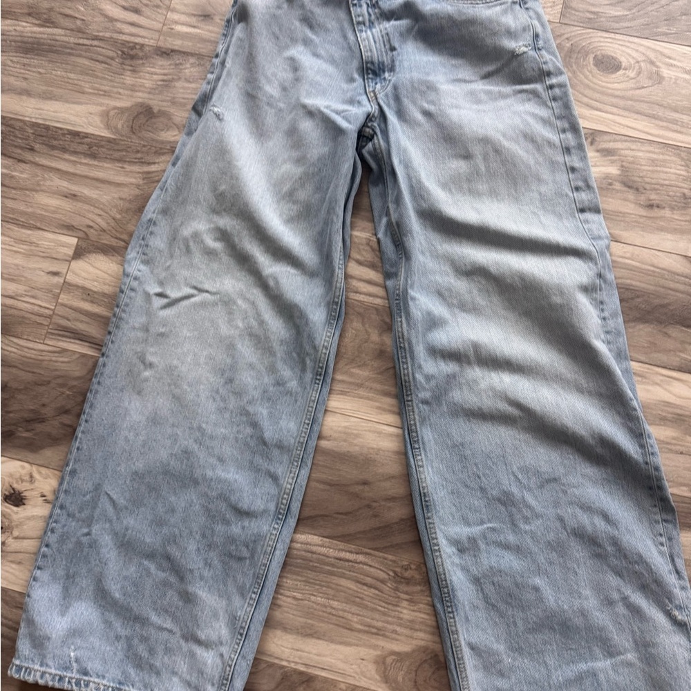 Zara Women's High Rise Blue Jeans